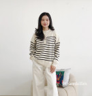 AECHA KNIT TOP / ATASAN KNIT STRIPES BASIC