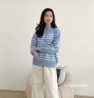 AECHA KNIT TOP / ATASAN KNIT STRIPES BASIC