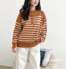 AECHA KNIT TOP / ATASAN KNIT STRIPES BASIC