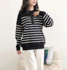 AECHA KNIT TOP / ATASAN KNIT STRIPES BASIC