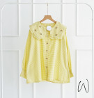 AEFAR SQUARE TOP / KEMEJA KERAH RUFFLE