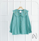 AEFAR SQUARE TOP / KEMEJA KERAH RUFFLE