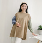 AFARIAL BLOUSE / ATASAN KAOS OVERSIZE WANITA