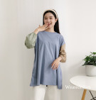 AFARIAL BLOUSE / ATASAN KAOS OVERSIZE WANITA