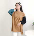 AFARIAL BLOUSE / ATASAN KAOS OVERSIZE WANITA