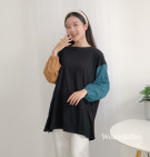 AFARIAL BLOUSE / ATASAN KAOS OVERSIZE WANITA