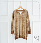 AIDEN KNIT BLOUSE / ATASAN RAJUT MOTIF