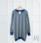 AIDEN KNIT BLOUSE / ATASAN RAJUT MOTIF