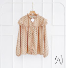 ALENA POLKAN  TOP / ATASAN BLOUSE RUFFLE