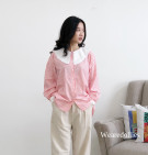 ALIARA SHIRT / KEMEJA STRIPES KERAH SAILOR