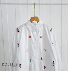 ALLEN WHITE SHIRT / KEMEJA PUTIH BORDIR