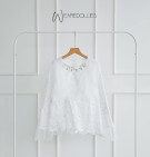 ALLIA WHITE BLOUSE / RAYA COLECTION