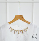 ALLIA WHITE BLOUSE / RAYA COLECTION