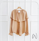 ALLINA RUFFLE TOP / ATASAN KERAH RUFFLE