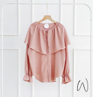 ALLINA RUFFLE TOP / ATASAN KERAH RUFFLE