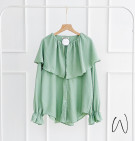 ALLINA RUFFLE TOP / ATASAN KERAH RUFFLE