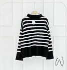 AMBAR KNIT BLOUSE / ATASAN KERAH TINGGI