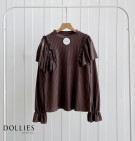 AMIA BLOUSE / BLOUSE WANITA RUFFLE BAHU