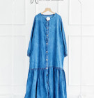 ANJULI LONG DRESS / DRESS DENIM