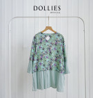 ARANDA FLORA TOP / BLOUSE MOTIF BUNGA