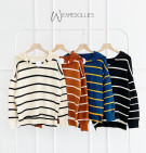 ARSYLA KNIT TOP / CARDIGAN STRIPES