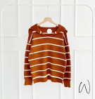 ARSYLA KNIT TOP / CARDIGAN STRIPES