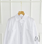 BASICIA WHITE SHIRT / ATASAN BASIC PUTIH