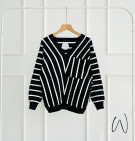 BETARI KNIT BLOUSE / KNIT STRIPES