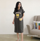 BILLY LONG TUNIC / TUNIC KAOS LENGAN KUTUNG