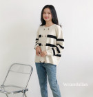 BORIA KNIT TOP / ATASAN KNIT PREMIUM DUA KANCING