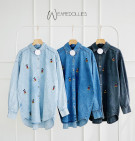 CANIE DENIM SHIRT / KEMEJA DENIM MICKEY