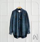 CANIE DENIM SHIRT / KEMEJA DENIM MICKEY