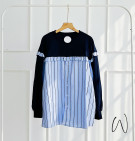 CARMIE BLOUSE / BLOUSE MOTIF STRIPES