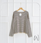 CASIA STRIPES BLOUSE / ATASAN GARIS WANITA