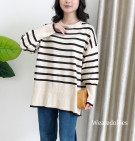 CATRINA STRIPES TOP / KNIT STRIPES PREMIUM