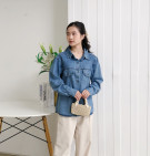 CHELIA DENIM SHIRT / KEMEJA DENIM WANITA