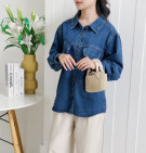 CHELIA DENIM SHIRT / KEMEJA DENIM WANITA