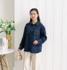 CHELIA DENIM SHIRT / KEMEJA DENIM WANITA