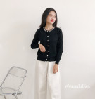 CIANA PEARL TOP / ATASAN KNIT LEHER MUTIARA