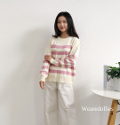 CLASSIA KNIT SWEATER / SWEATER KNIT STRIPES