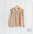 CLENA POLKA TOP / ATASAN BLOUSE