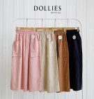 CLODY SKIRT / ROK LINEN WANITA MODEL CARGO