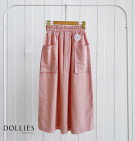 CLODY SKIRT / ROK LINEN WANITA MODEL CARGO