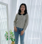 COLORA STRIPES TOP / ATASAN WANITA MOTIF STRIPES