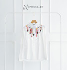 DANEA WHITE SHIRT / KEMEJA PUTIH BORDIR