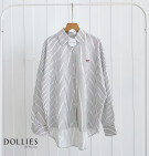 DEFOLA SHIRT / KEMEJA SALUR BORDIR PITA