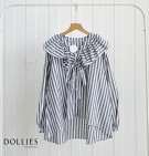 DELYLA SHIRT / KEMEJA SALUR KERAH SAILOR