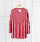 Denna Pleats Top