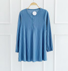 Denna Pleats Top