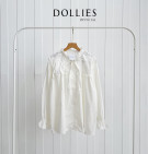 DISY BLOUSE / BLOUSE WHITE MIX BROKAT IMPORT